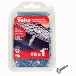 ITW BRANDS Lathe Screws, Drill Point, 1 In. x #8, 170-Pk.
