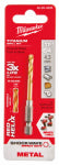 MILWAUKEE Milwaukee SHOCKWAVE 48-89-4608 Impact Drill Bit, 11/64 in Dia, 2.91 in OAL, Twist Flute, 1/4 in Dia Shank, Hex Shank TOOLS MILWAUKEE