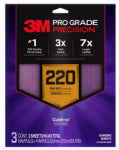 3M COMPANY Sandblaster Sandpaper, 9 In. x 11 In., 220 Grit, 4-Pk