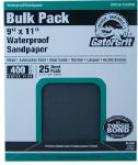 GATOR Gator 3280 Sanding Sheet, 11 in L, 9 in W, 600 Grit, Silicone Carbide Abrasive PAINT GATOR