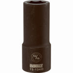 DEWALT DEWALT DWMT75134OSP Impact Socket, 13/16 in Socket, 1-1/32 in D Socket, 3/4 in Drive, 6-Point, CR-440 Steel TOOLS DEWALT