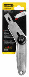 STANLEY STANLEY 10-525 Carpet Knife, 3/4 in W Blade, HCS Blade, Angled Handle, Gray Handle TOOLS STANLEY