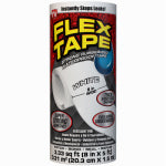 FLEX SEAL Flex Tape TFSWHTR0805 Tape, 5 ft L, Rubber Backing, 8 in W HOUSEWARES FLEX SEAL