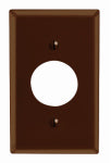 LEVITON MFG CO BRN 1-OUTLET WALL PLATE ELECTRICAL LEVITON MFG CO