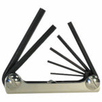 EKLIND TOOL CO Hex Key Set, Fold-Up, Metric, 7-In-1