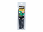 NETCONNEX, LLC EveryTie Releasable/Reusable Cable Ties, Black, 8 In., 20-Pk. ELECTRICAL NETCONNEX, LLC