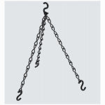 ASSA ABLOY AMERICAS RESIDENTIALI NC Hanging Plant Chain, Black, 18 In.