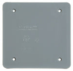 ABB IP INC. PVC Blank Box Cover, 2 Gang