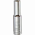 DEWALT DEWALT DWMT86094OSP Drive Hand Socket, 6 mm Socket, 1/4 in Drive, 6-Point, Steel, Polished Chrome Vanadium TOOLS DEWALT