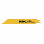 DEWALT DEWALT DW4808B25 Reciprocating Saw Blade, Applicable Materials: Angle Iron, Fiberglass, Metal, 3/4 in W, 6 in L TOOLS DEWALT
