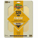 GATOR Gator 7267 Sanding Sheet, 11 in L, 9 in W, 320 Grit, Very Fine, Aluminum Oxide Abrasive PAINT GATOR