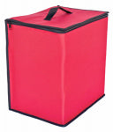 SIMPLE LIVING SOLUTIONS LLC Ornament Storage Tub, Red, Holds 48