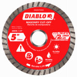 DIABLO Diablo DMADT0500 Cut-Off Disc, 5 in Dia, 7/8, 5/8 in Arbor, Diamond Cutting Edge, Turbo Rim TOOLS DIABLO