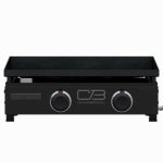 CHAR-BROIL Performance Tabletop 2-Burner LP Gas Griddle, 22 In.