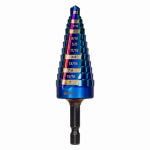 J S PRODUCTS Mach-Blue 8-Step Drill Bit, 1/4 - 1 In. TOOLS J S PRODUCTS