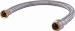 SHARKBITE/CASH ACME Water Softener Connector, Braided Stainless Steel, 3/4 x 3/4 In. FIP