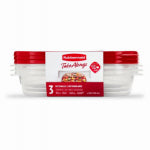 NEWELL RUBBERMAID HOME Rubbermaid TakeAlongs 7F55RETCHIL Food Storage Container, 4 Cups Capacity, Plastic, Clear, 4 in L, 7 in W, 10 in H HOUSEWARES NEWELL RUBBERMAID HOME
