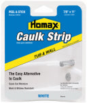 HOMAX Homax 34015 Caulking Strip, White, 120 deg F, 7/8 in W X 11 ft L PAINT HOMAX