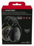 3M COMPANY Work Tunes Hearing Protector Earmuff, Bluetooth Connect, 24dB