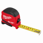 MILWAUKEE ELECTRIC TOOL CORP Compact Tape Measure, 26 Ft.
