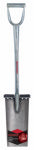 AMES COMPANIES Drain Spade, Steel, D-Grip, 13 In.