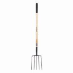 GREAT STATES CORPORATION 5-Tine Manure Fork, Wood Handle