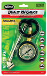 ITW GLOBAL BRANDS RV Gauge, Dual Head, 10-160 PSI AUTOMOTIVE ITW GLOBAL BRANDS