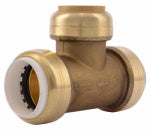 SHARKBITE SharkBite UIP376A Transition Pipe Tee, 1 in, Push-to-Connect, DZR Brass, 200 psi Pressure PLUMBING, HEATING & VENTILATION SHARKBITE