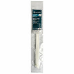 IRONCUBE WORKS Self-Locking Cable Ties, White, 14 In., 8-Pk. ELECTRICAL IRONCUBE WORKS