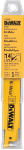 DEWALT DEWALT DW4808 Reciprocating Saw Blade, Applicable Materials: Angle Iron, Fiberglass, Metal, Rubber, 3/4 in W, 6 in L TOOLS DEWALT