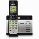 VTECH COMMUNICATIONS INC 6.0 Expandable Cordless Phone with 1 Handset, Answering System and Caller ID, Silver/Black