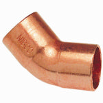 NIBCO INC Copper Pipe Elbow, 45 Degrees, 1 In. CxC PLUMBING, HEATING & VENTILATION NIBCO INC