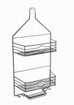 MODA AT HOME ENTERPRISES LTD Jacob Shower Caddy, Black Steel