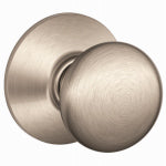 SCHLAGE LOCK Schlage F Series F10VPLY619 Passage Knob, Knob Handle, Metal, Satin Nickel, 2-3/8 to 2-3/4 in Backset, Reversible Hand HARDWARE & FARM SUPPLIES SCHLAGE LOCK