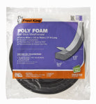 FROST KING Frost King L346 Foam Tape, 3/4 in W, 17 ft L, 1/2 in Thick, Polyfoam, Charcoal HARDWARE & FARM SUPPLIES FROST KING