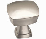 AMEROCK Stature Cabinet Knob, Satin Nickel, 1-1/4 In.