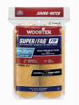 WOOSTER BRUSH Paint Roller Cover, 2-Pack, Jumbo-Koter, Super Fab, FTP, 4-In. x 3/8-In. PAINT WOOSTER BRUSH