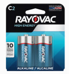 RAYOVAC Rayovac HIGH ENERGY 814-2K Household Battery, C Battery, Alkaline ELECTRICAL RAYOVAC