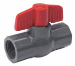 B & K INDUSTRIES B & K 107-103 Ball Valve, Gray, 1/2 in Connection, FPT x FPT, 150 psi Pressure, PVC Body PLUMBING, HEATING & VENTILATION B & K INDUSTRIES
