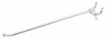 ASSA ABLOY AMERICAS RESIDENTIALI NC Pegboard/Wall Hook, Zinc, 8 In., 2-Pk.