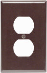 LEVITON MFG CO BRN OUTLET WALL PLATE ELECTRICAL LEVITON MFG CO