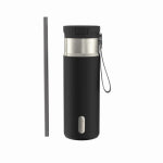 NEWELL BRANDS DISTRIBUTION LLC Contigo SnapSeal 20 oz Leakproof Stainless Steel Water Bottle with Reusable Straw HOUSEWARES NEWELL BRANDS DISTRIBUTION LLC