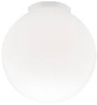 WESTINGHOUSE LIGHTING CORP Gloss White Ball Globe, 8-In. ELECTRICAL WESTINGHOUSE LIGHTING CORP