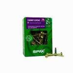 SPAX #8 x 2-1/2" Interior Wafer Head Cabinet Wood Screws Multi-Material Torx T-Star Plus (120 EA) 1 LB