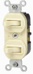 LEVITON MFG CO IVORY DUPLEX SWITCH ELECTRICAL LEVITON MFG CO
