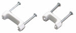 GB Gardner Bender PS-1550T Cable Staple, 1/2 in W Crown, Plastic/Polyethylene, 15/PK ELECTRICAL GB