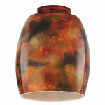 WESTINGHOUSE LIGHTING CORP Fire Pit Glass Ceiling Fan Light Shades
