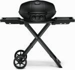 WOLF STEEL ACQUISITION, LLC PHANTOM TravelQ�� PRO 285 Portable Gas Grill with Scissor Cart, Matte/Matt Black