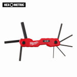 MILWAUKEE ELECTRIC TOOL CORP 8-Key Folding Hex Key Set, Metric TOOLS MILWAUKEE ELECTRIC TOOL CORP
