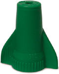 ECM INDUSTRIES LLC Grounding Wire Connector, 14-10 AWG, Green, 100-Pk.